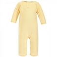 thumbnail image 4 of Hudson Baby Infant Girl Premium Quilted Coveralls, Fall Botanical, 0-3 Months, 4 of 4