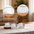 thumbnail image 2 of TickJOY Clear Votive Candle Holders Bulk Set of 6, Tealight Candle Holder for Wedding Table Centerpiece, Glass Small Candle Holders for Birthday Party, Valentine's Day, Home Decor (2''X 1.4''), 2 of 6