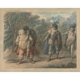thumbnail image 3 of Henry William Bunbury 24x20 Black Modern Framed Museum Art Print Titled - Falstaff Carrying Dead Hotspur, 3 of 5