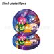 thumbnail image 1 of Banner desechable para fiesta de cumpleaños con diseño de frutas Blox, adorno para tarta, bandera colgante, juego de globos con diseño de frutas Blox, decoración para tarta de cumpleaños, 1 of 2