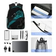 thumbnail image 6 of Sigee Geometry Dash (18) for Travel Canvas Backpack for Women and Men Travel Casual Daypack, 6 of 7