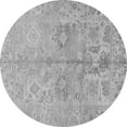 thumbnail image 1 of Ahgly Company Indoor Round Oriental Gray Traditional Area Rugs, 7' Round, 1 of 4