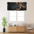 thumbnail image 2 of Fox Printed Window Curtains Valances Wild Animals Tree Branch Night Starry Sky Rod Pocket Window Valance for Living Room Bathroom Bedroom Kitchen 54 by 18 in, 1 Panel, 2 of 6