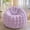 Lavender, variant on Fluffy Faux Rabbit Fur Bean Bag Cover (No Filler), Big Luxury Fuzzy Stuffed Animal Storage Bubble Large Bean Bag Chair Home Decor, Comfy Shaggy Furry Beanbag Cover Kids Girls Adults, Beige