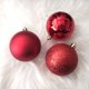 thumbnail image 1 of Venta superior 16 piezas de adorno de bola de plástico de Navidad roja, 1 of 4
