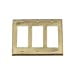 thumbnail image 3 of Nostalgic Warehouse 719703 New York Switch Plate with Triple Rocker, Antique Brass, 3 of 3
