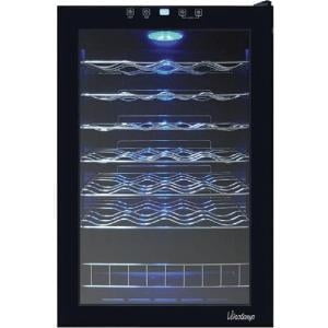- Vinotemp 48BOTTLE DUAL-ZONE THERMOELECTRIC MIRRORED WINE COOLER