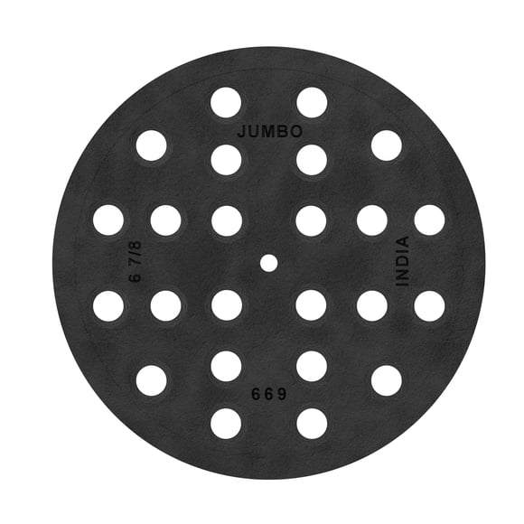 Couvercle de Drain de Sol Passoire JUMBO Fonte 17,5cm Rond