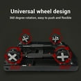 thumbnail image 3 of Chariot à Bagages Roulant, Construction Solide Compact Portable Pliable avec Roues pour Bureau pour Magasinage, 3 of 7