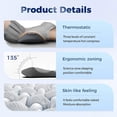 thumbnail image 2 of Triple Fusion Back Massager, Upgraded 3 in 1Back Massager with Warming, Gentle Pulling & Vibration Functions, Relieves Pressure, 135° Ergonomic Contour(Grey), 2 of 8