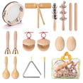thumbnail image 1 of 13pcs Children Hand Percussion Instruments Kit Portable Kids Music Enlightenment Musical Instruments Set, 1 of 7