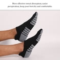 thumbnail image 5 of Adults Sports Socks Warm Running Breathable Comfortable Soft Autumn Warm Elastic Cotton Yarn Sock Ankles Feet Accessories Black, 5 of 10