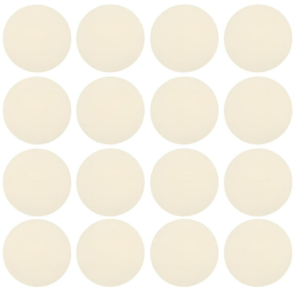 CCOCC 24 Pcs Self Adhesive Double Sided Round Pad Sticker Tape Carpet Circle Mounting Fabric