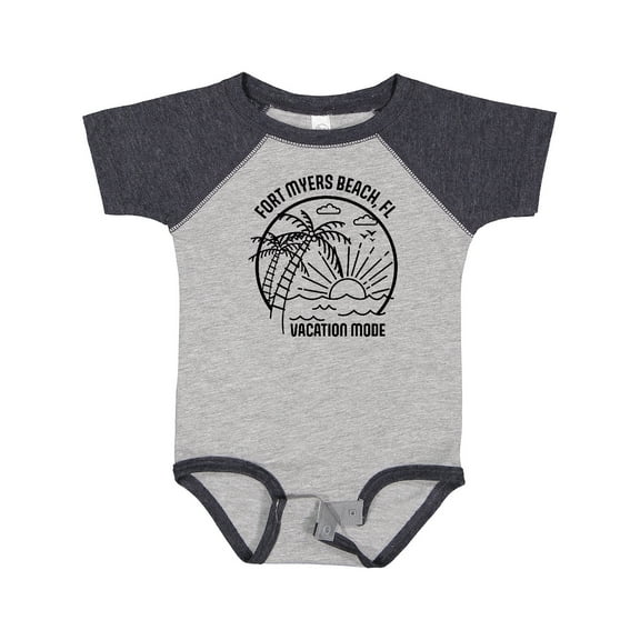 Inktastic Summer Vacation Mode Fort Myers Beach Florida Boys or Girls Baby Bodysuit