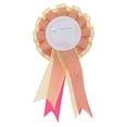thumbnail image 2 of Unique Bargains 2 Pcs Graduation Party Ribbon Corsage Reusable Graduation Party Corsage Gold Tone Rose Red, 2 of 6