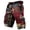 Red, variant on Mens Cargo Shorts Beltless Classic Fit 250th Anniversary Usa Work Shorts Camouflage Print Multi Pocket Casual Outdoor Tactical Short Army Green L