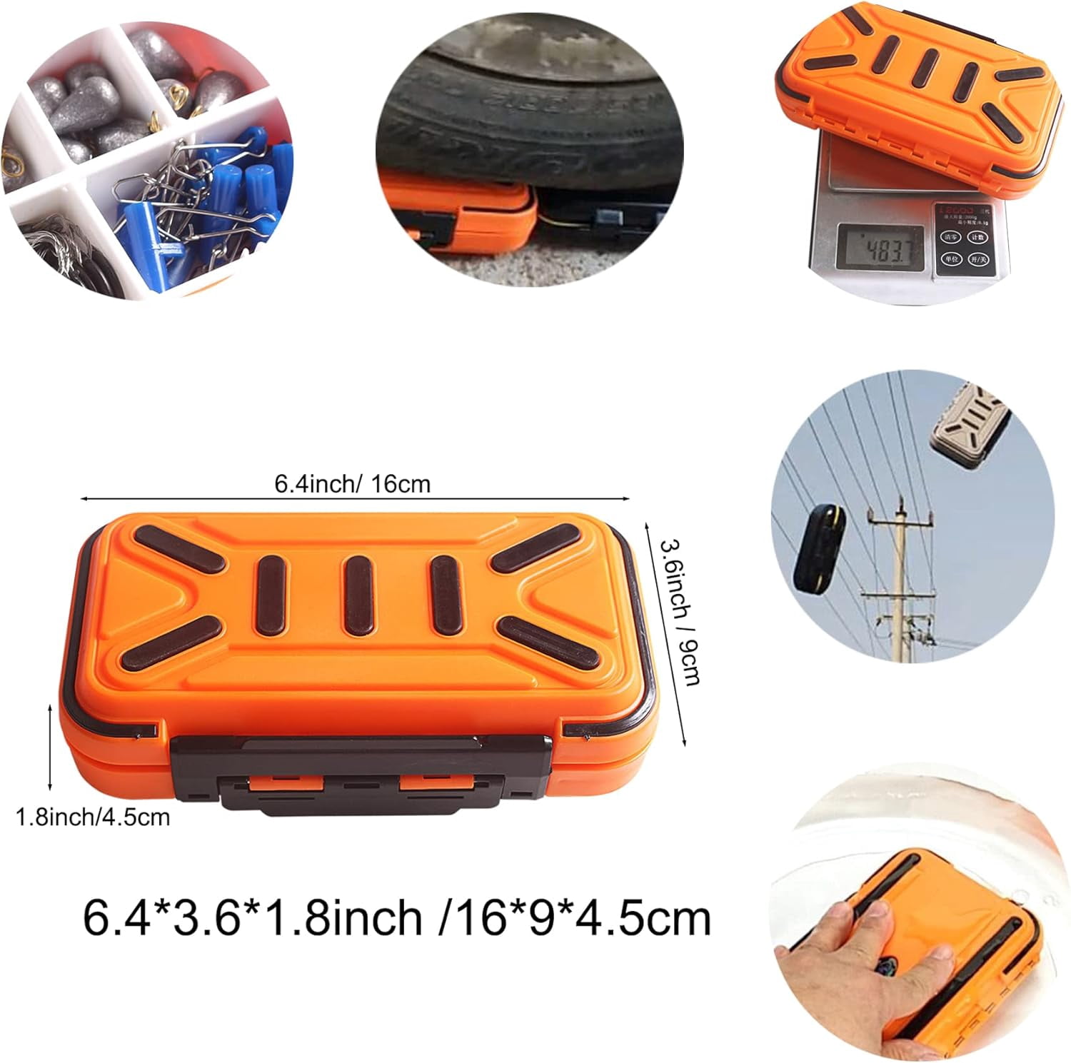254 Pcs Fishing Accessories Kit, Tackle Box with Bait Jig Hooks Float and other Fishing Gear