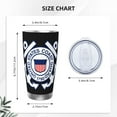 thumbnail image 2 of US Coast Guard Car Coffee Cup Stainless Steel Vacuum Insulated Travel Tumbler Reusable Cup, 2 of 4