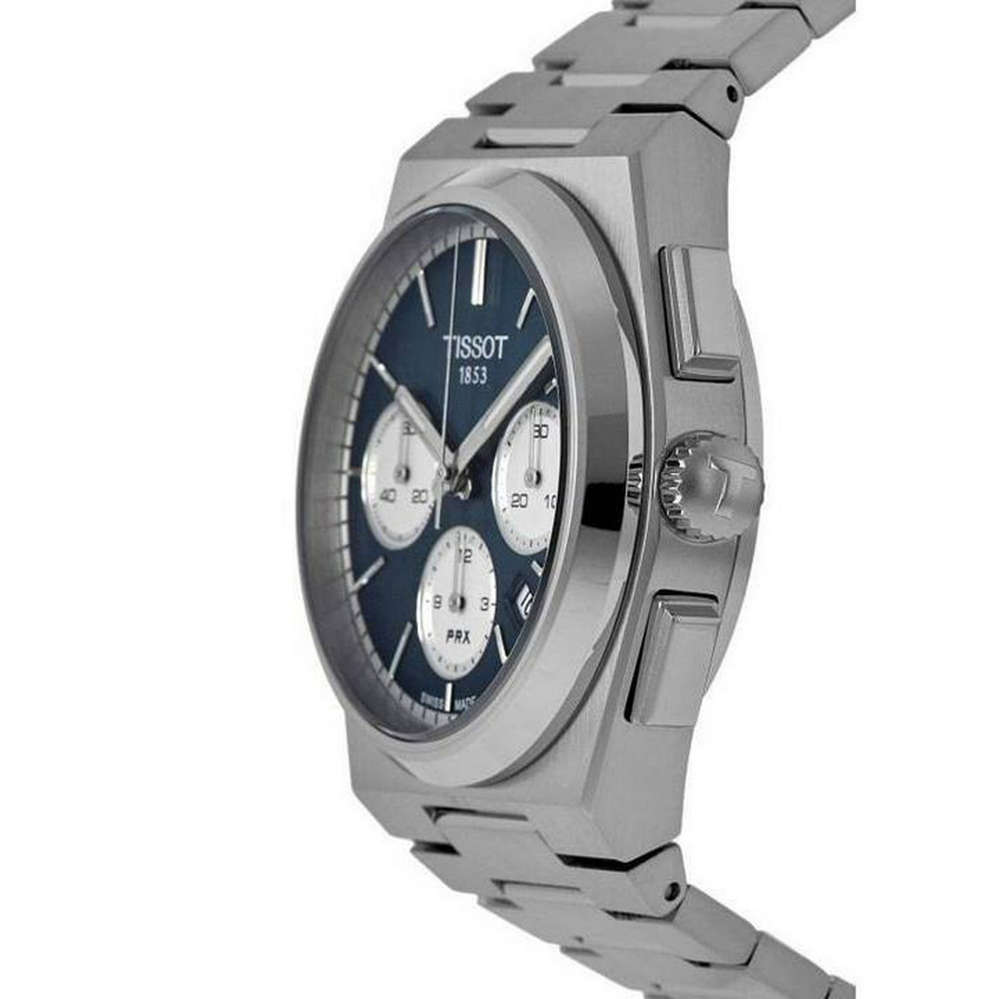 Tissot PRX Chronograph Automatic Blue Dial Men s Watch T1374271104100 Walmart