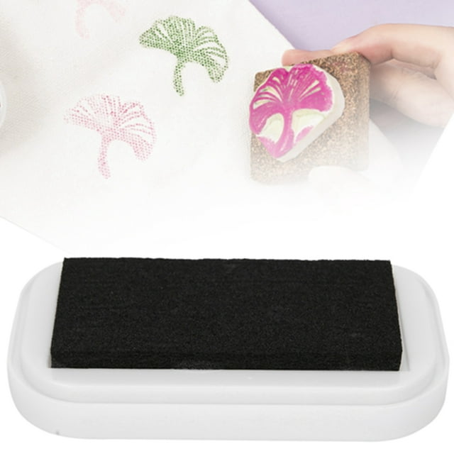 DIY Ink Pad Pad Colored Sponge Washable for Rubber Stamping on Paper Cloth Wood with Embossing Powder Effect