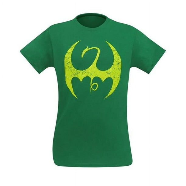 Iron Fist tsirnfstsymdistS Iron Fist Distressed Symbol Mens T