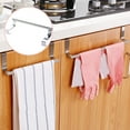 thumbnail image 1 of Dream Lifestyle Stainless Steel Over Door Towel Bar Stand Rack Cupboard Cabinet Hanging Shelf, 1 of 8
