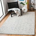 thumbnail image 2 of SAFAVIEH Micro-Loop Herbert Geometric Area Rug, Blue/Ivory, 3' x 3' Square, 2 of 9