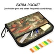 thumbnail image 2 of Accordion File Organizer with Zip Closure 13 Pockets Expanding File Folder Letter A4 Paper Document Organizer for Home Office Red Mushrooms, 2 of 7