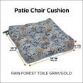 thumbnail image 2 of Classic Accessories Water-Resistant Patio Chair Cushions, 19 x 19 x 5 Inch, 2 Pack, 2 of 6