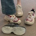 thumbnail image 4 of Zapatos de moda para mujer 2024 Zapatillas deportivas transpirables con cordones, 4 of 5