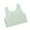 j18-Light Green, variant on LIIPEE Girls Underwear Kids Cute Solid Color Scoop Neck Racerback Sports Bras Casual Lightweight Soft Comfortable Breathable Seamless Training Bra,9-13 Years