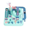 thumbnail image 1 of Juguetes interactivos para padres e hijos, tren pequeño, pista de carreras de gran aventura, juego de bloques de construcción para niños y niñas, 1 of 4