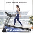 thumbnail image 4 of FitRx Crossrun Folding Treadmill, 300lbs Capacity Large Foldable Treadmill for Home Workout with Incline, App, Bluetooth Speakers, and 5” LED Screen, 4 of 11