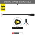 thumbnail image 1 of Ebike Shaped Connector 2/3/4/5/6 Pin Cable Waterproof Connector Signal line 3 Pin Female, 1 of 5