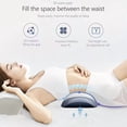 thumbnail image 2 of MOONORAH Lumbar Support Pillow for Bed, Memory Foam Ergonomic Lower Back Support Waist Pillow for Side Back and Stomach Sleepers, Wedge Lumbar Pillow with Removable Washable Cover, 2 of 8