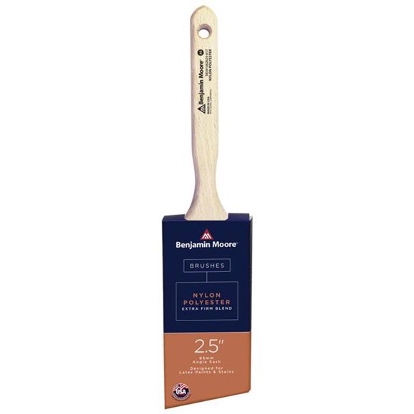 Benjamin Moore 1025005 Pinceau à Écharpe Extra Rigide 2.5 Po - Lot de 6
