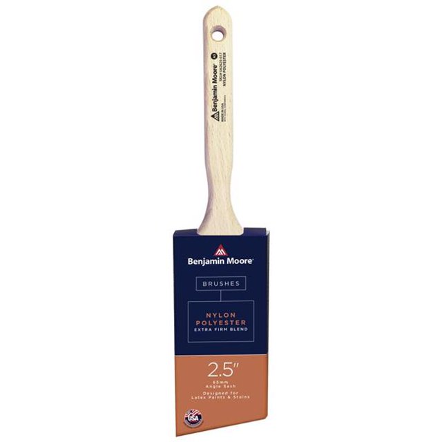 Benjamin Moore 1025005 Pinceau à Écharpe Extra Rigide 2.5 Po - Lot de 6