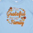 thumbnail image 4 of Inktastic I'm Grateful for my Family in Orange with Fall Leaves Boys or Girls Baby T-Shirt, 4 of 5