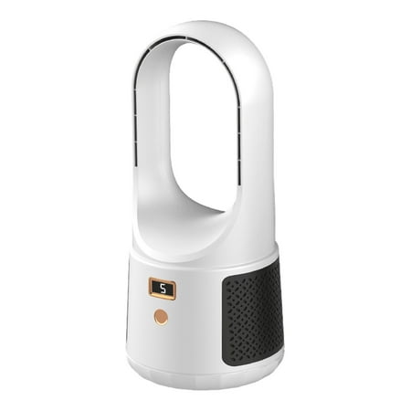 

Usloyux Personal Fan Under 1$ Vaneless Fan Desktop Usb Cool Fan Portable Vertical Digital Display Tower Fan