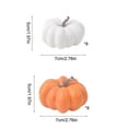 thumbnail image 3 of geerera 16PCS Pumpkins for Decoration, Artificial Small Foam Pumpkins for Wedding Thanksgiving Farmhouse Table Decor, 3 of 6