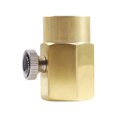 thumbnail image 1 of Adaptador de latón para botellas de refresco de uso doméstico, adaptador de recarga de cilindro de CO2, conector de válvula de llenado de CO2, recarga AM, 1 of 1