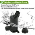 thumbnail image 7 of Unique Bargains Windshield Washer Pump with Rubber Ring for FORD CROWN VICTORIA 2000-2009 Washer Fluid Pump Windshield Wiper pump No.7R3317664DA/8C3Z17664A Black 1 Pc, 7 of 7