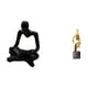 thumbnail image 1 of Figura del pensador abstracto,Estatua de Pensador Abstracto,Arte,Decoración para el Hogar,Figura humana decorativa para estantería de oficina coleccionable,Estatua de arte abstracto,Estatua, 1 of 8