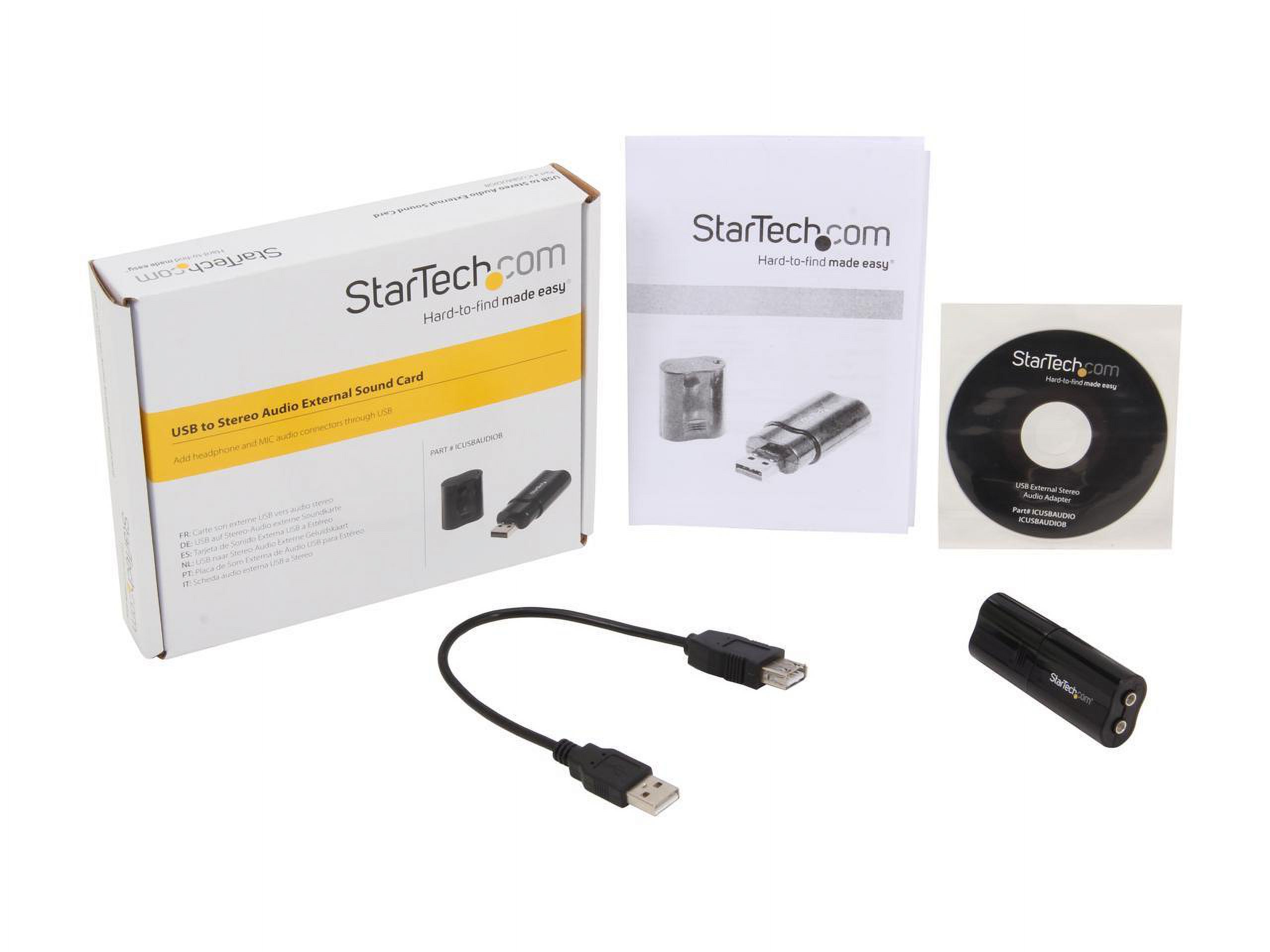 StarTech ICUSBAUDIOB Audio USB Adapter - image 5 of 5