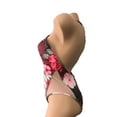 thumbnail image 2 of Victoria’s Secret Pink One Piece Plunge Swimsuit Tropical Floral Print Size Medium NWT, 2 of 3
