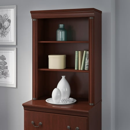Bush Furniture Birmingham Hutch For Lateral File Cabinet In