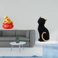 thumbnail image 2 of Escultura de escritorio,Estatua de la Cuenca del Tesoro,regalo de cumpleaños de Feng Shui,Adorno artesanal de mesa para decoración del hogar,Figura de escritorio,Estatua de gato,linda, 2 of 8