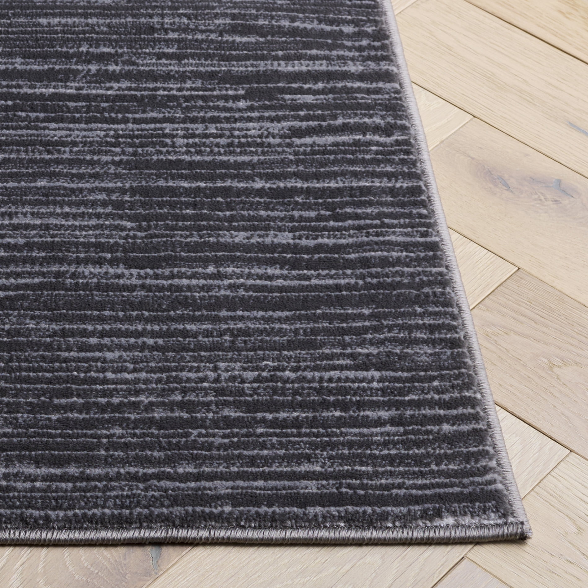 SAFAVIEH Vision Adrasteia Overdyed Solid Area Rug, Grey, 3' x 5' - Modern Design, Grey, Non-Shedding & Easy Cleaning, Ideal for Living Room, Bedroom, Dining Space, Entryway, Bathroom, Bedside