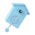 thumbnail image 3 of Bewildely Reloj de pared de plástico Montado en la pared Adorable en forma de casa Despertadores con pilas Casas de interior Decoración de la Decoración del hogar, 3 of 6