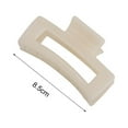 thumbnail image 7 of SPRING PARK Womens Hairpin Solid Color Hair Claw Frosted Acrylic Hair Clip Barrette Headwear, 7 of 7